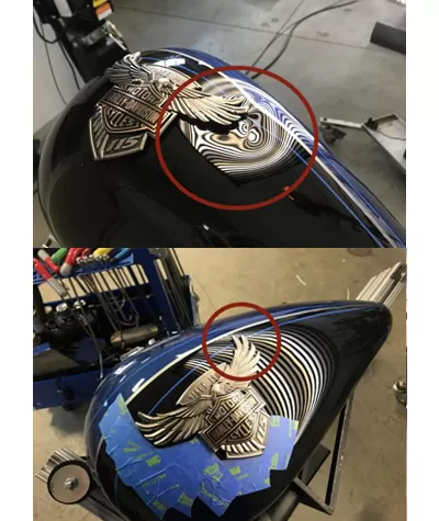 Boyasız Göçük Düzeltme Harley  Motor Yakıt Deposu